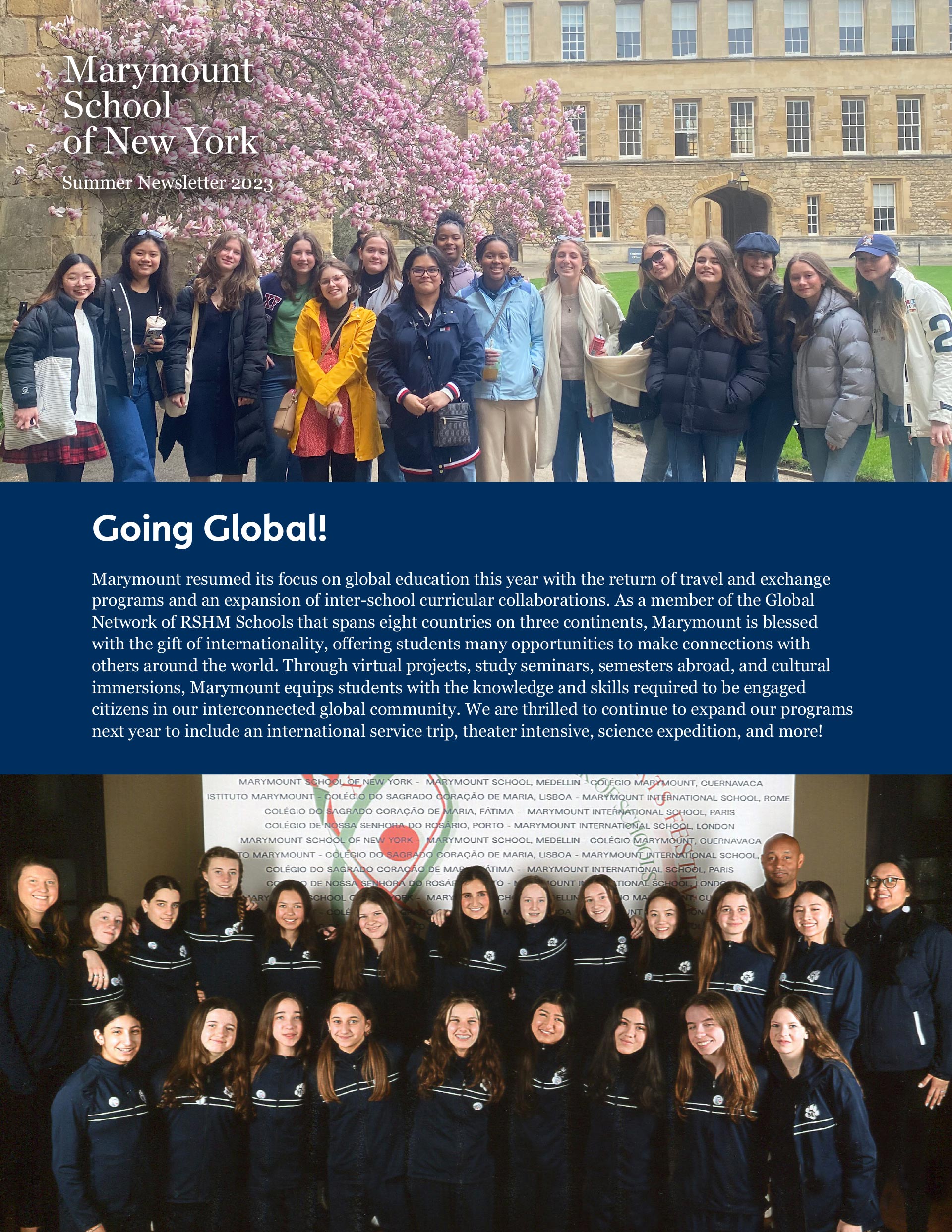 2023 Summer Newsletter cover