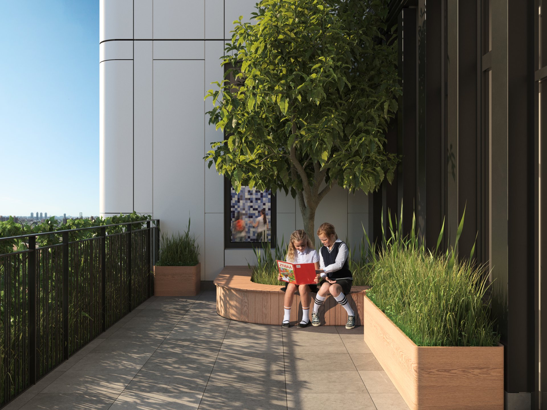 outdoor patio rendering