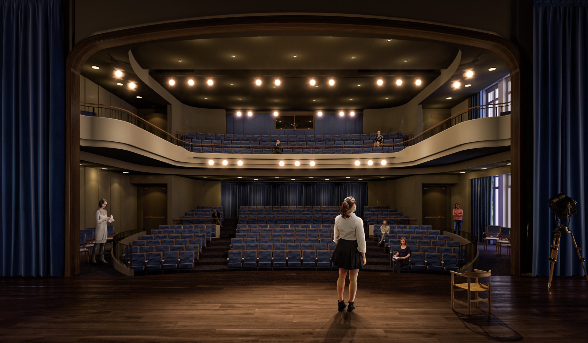 auditorium stage rendering